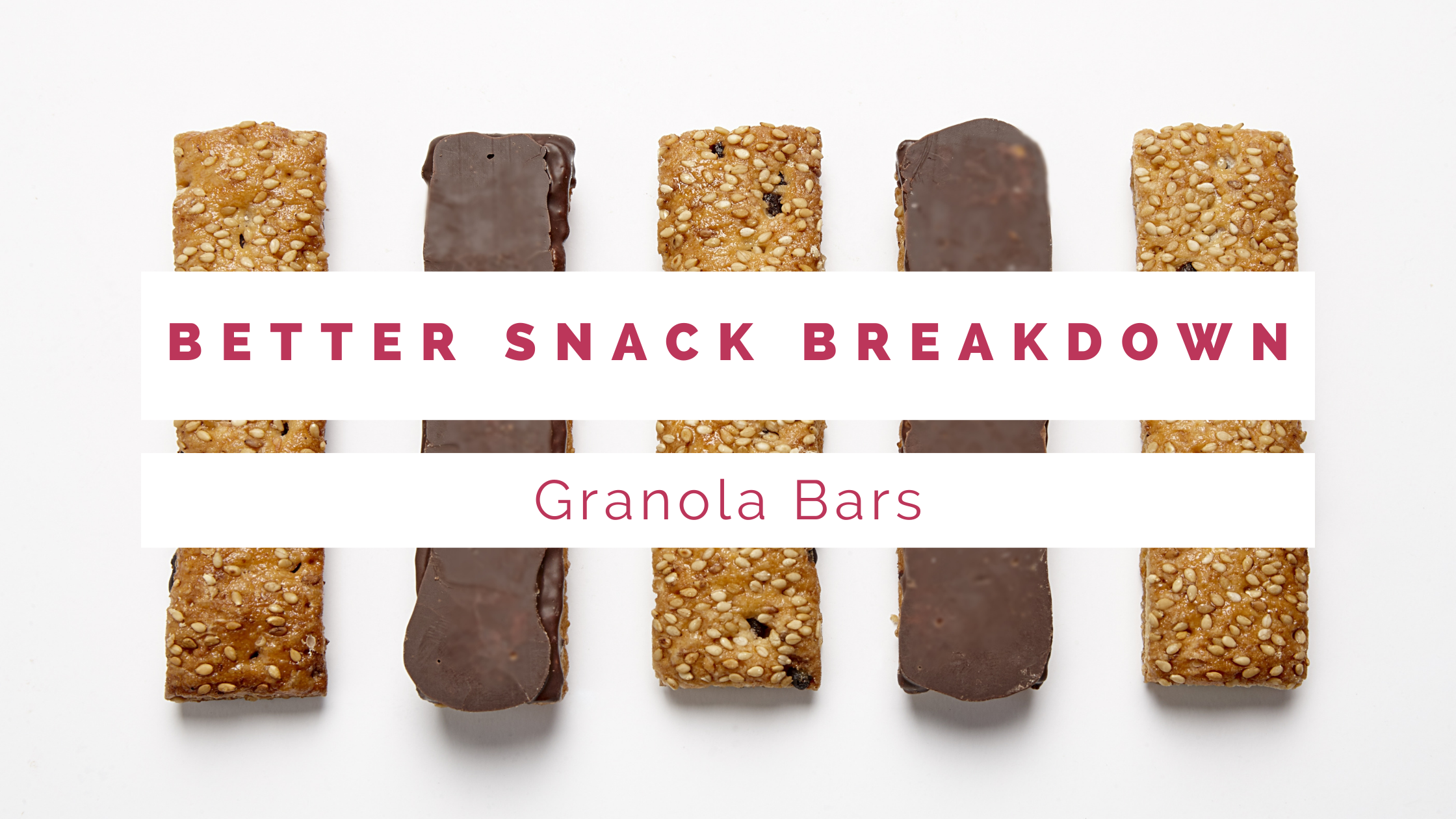 Made Good Chocolate Chip Granola Bars vs. Generic Chewy Granola Bars