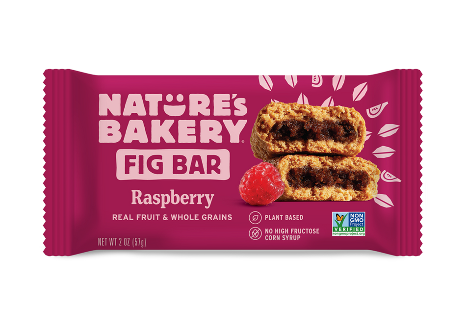 Nature's Bakery Stone Ground Whole Wheat Fig Bar - Raspberry: 12 bars