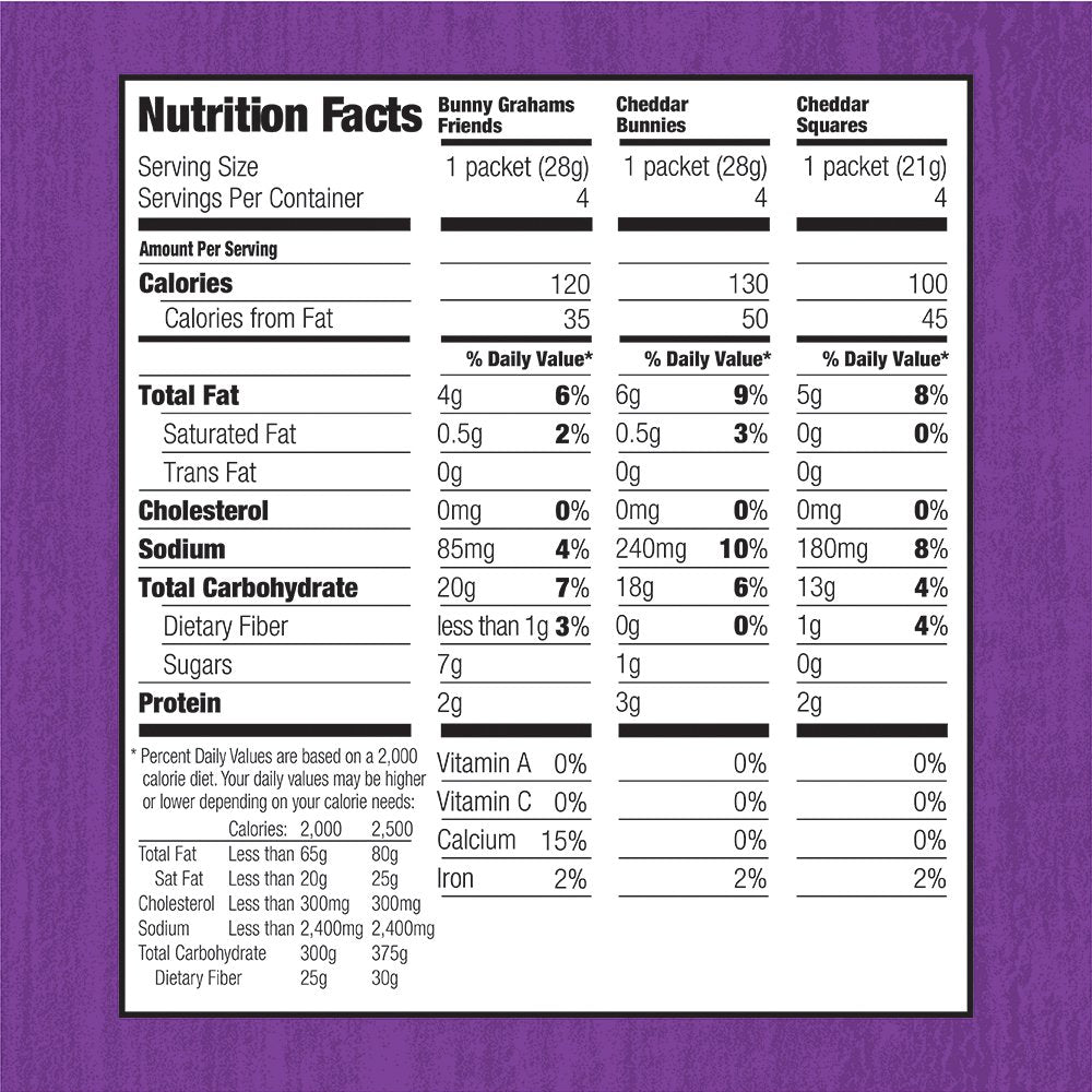 Annie's Homegrown Variety Snack Pack Healthy Snack Solutions