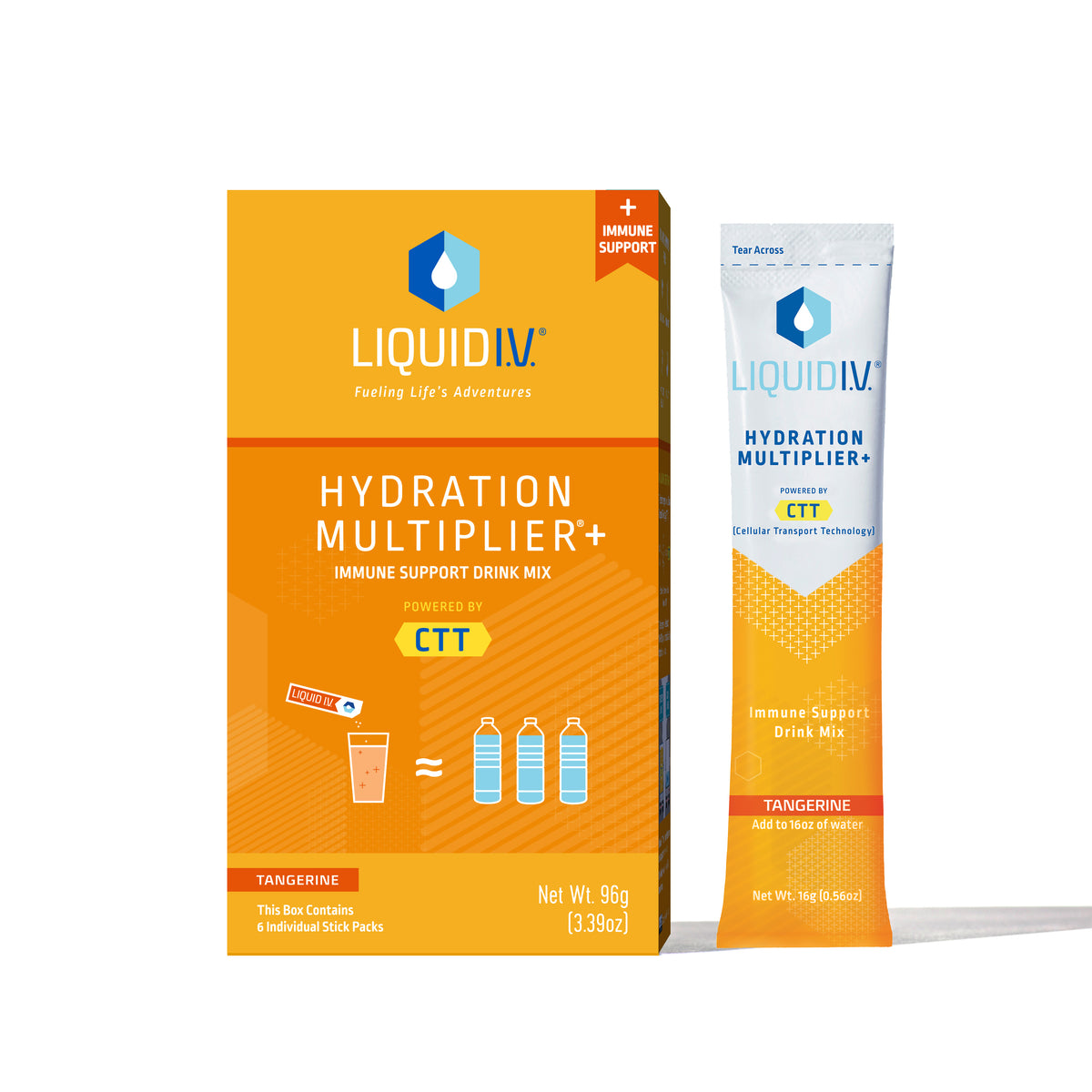 Liquid IV Tangerine Immunity Hydration Multiplier - 8 pack – Healthy Snack  Solutions