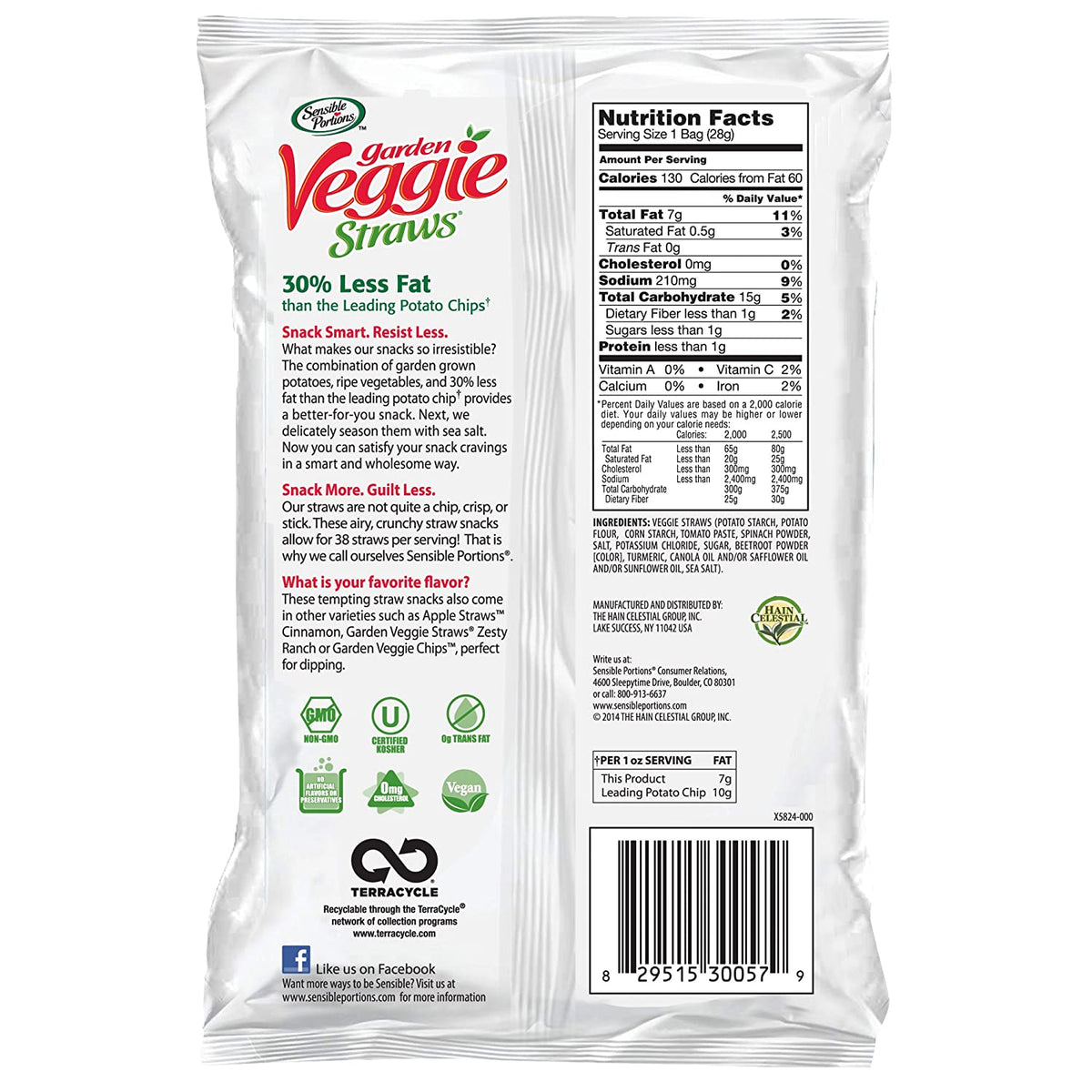 veggie straws ingredients