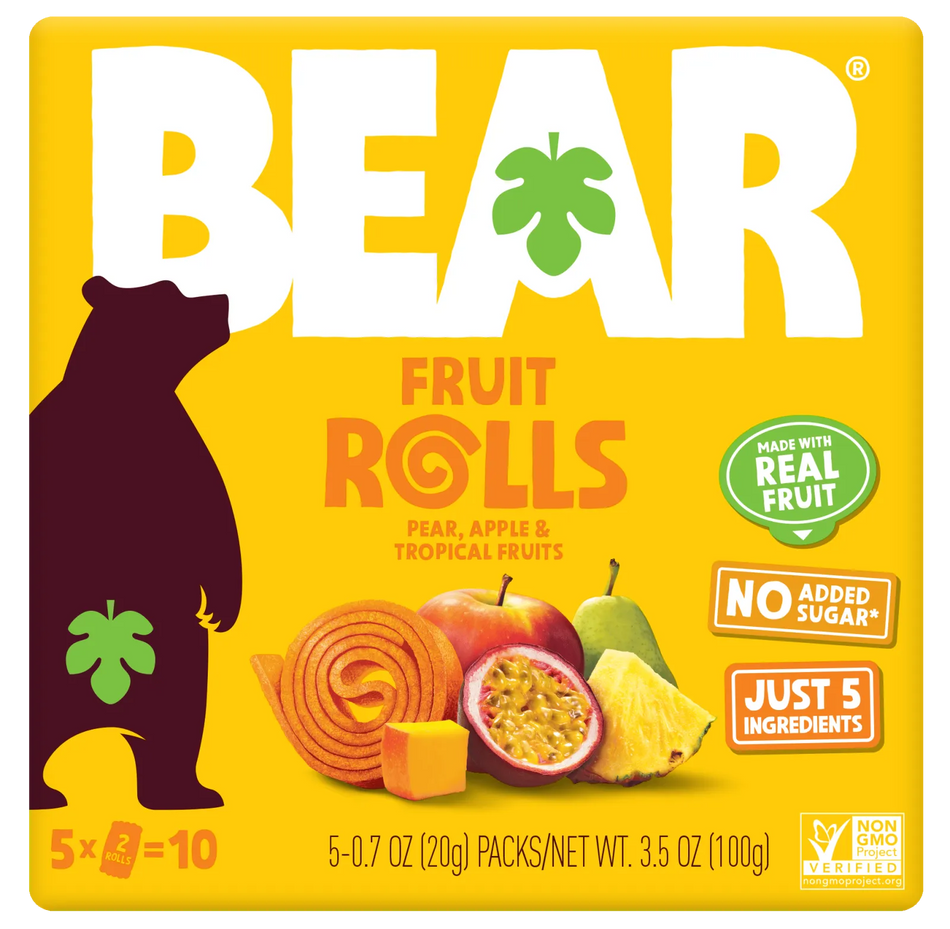 Bear Fruit Rolls - Tropical