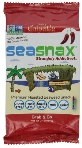 Seasnax Chipotle Seaweed Snacks