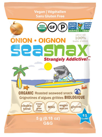 Seasnax Tasty Onion Seaweed Snacks