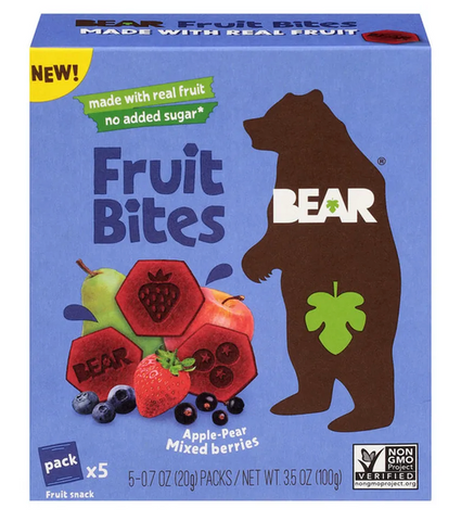 Bear Fruit Bites - Mixed Berry
