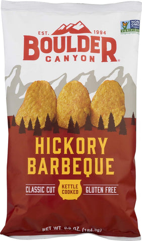 Boulder Canyon Avocado Oil Hickory BBQ Potato Chips