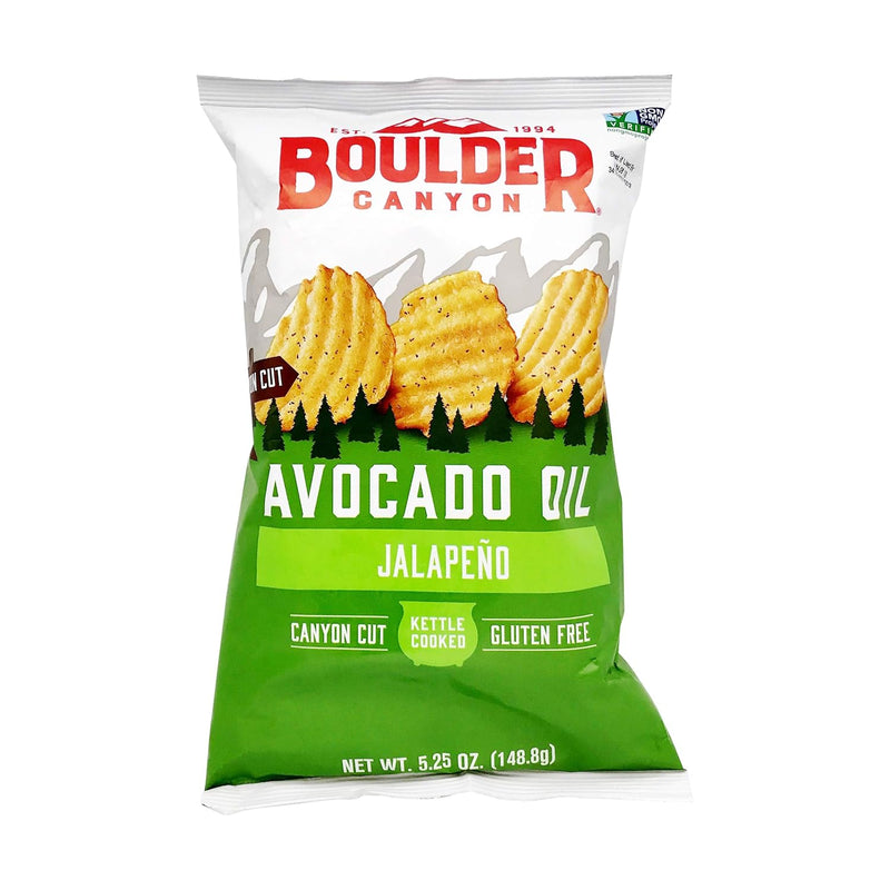 Boulder Canyon Avocado Oil Jalapeno Potato Chips – Healthy Snack