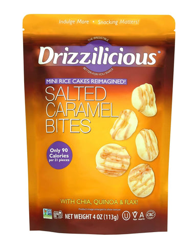 Drizzilicious Salted Caramel Mini Rice Cakes