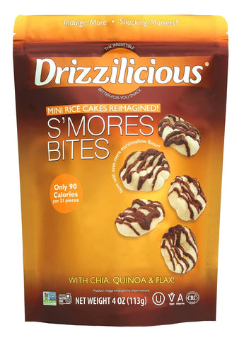 Drizzilicious S'mores Mini Rice Cakes