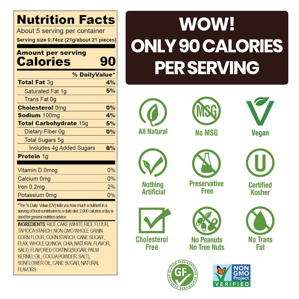 Drizzilicious S'mores Mini Rice Cakes Healthy Snack Solutions