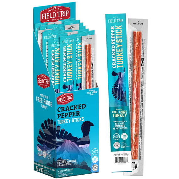 Field Trip Cracked Pepper Turkey Sticks