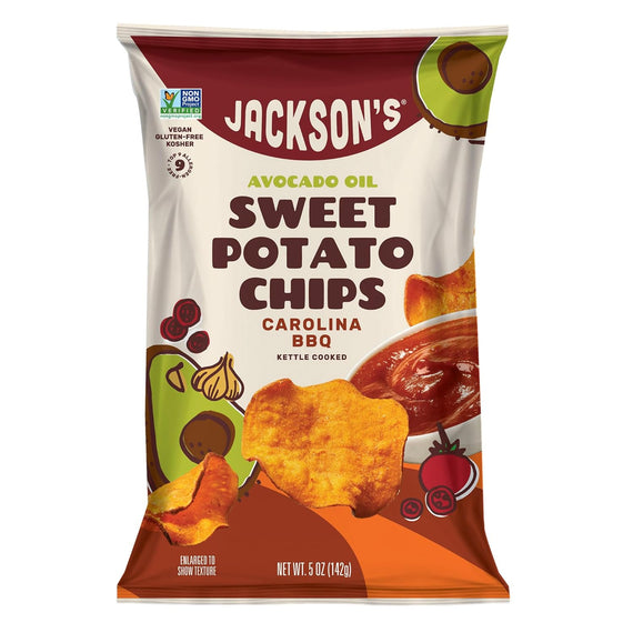 Jackson's Avocado Oil Carolina BBQ Potato Chips