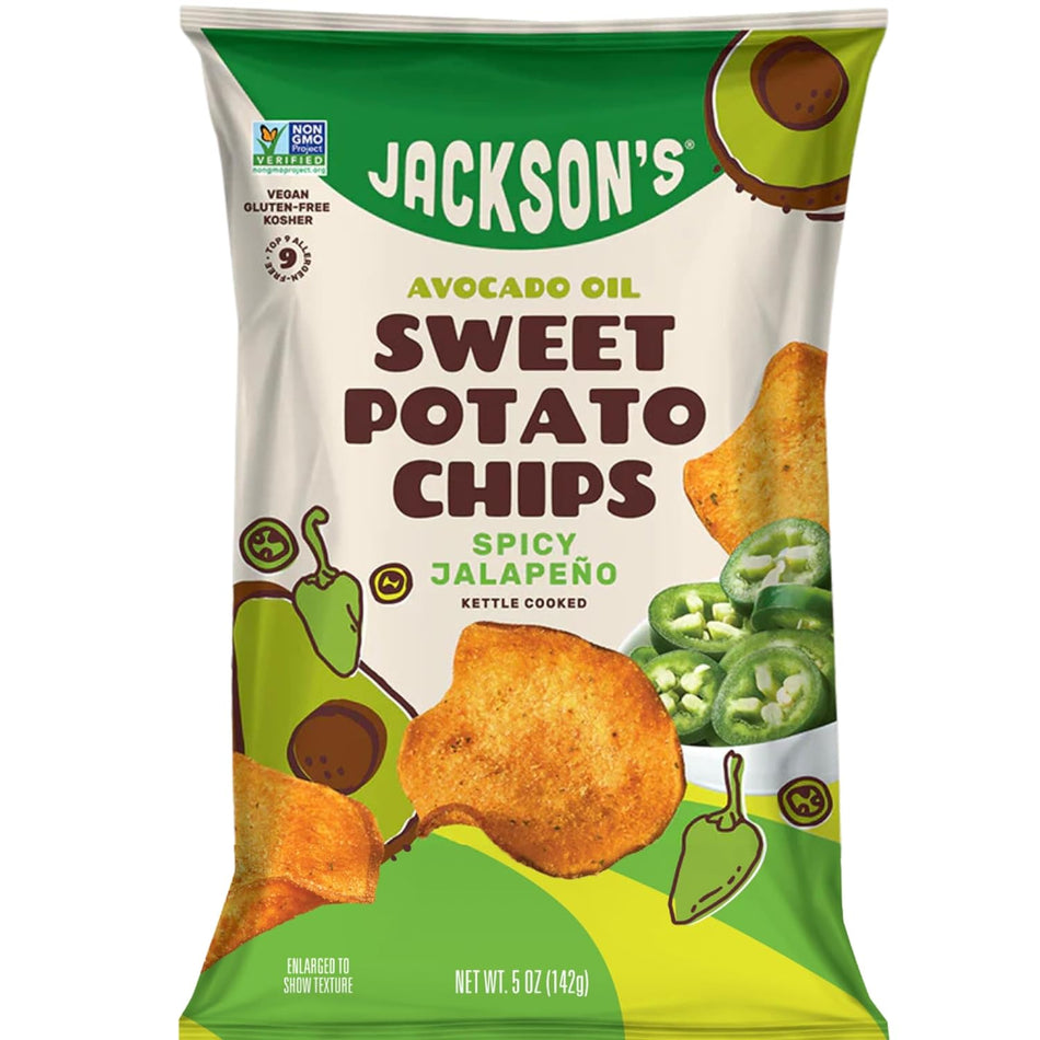 Jackson's Avocado Oil Spicy Jalapeno Potato Chips