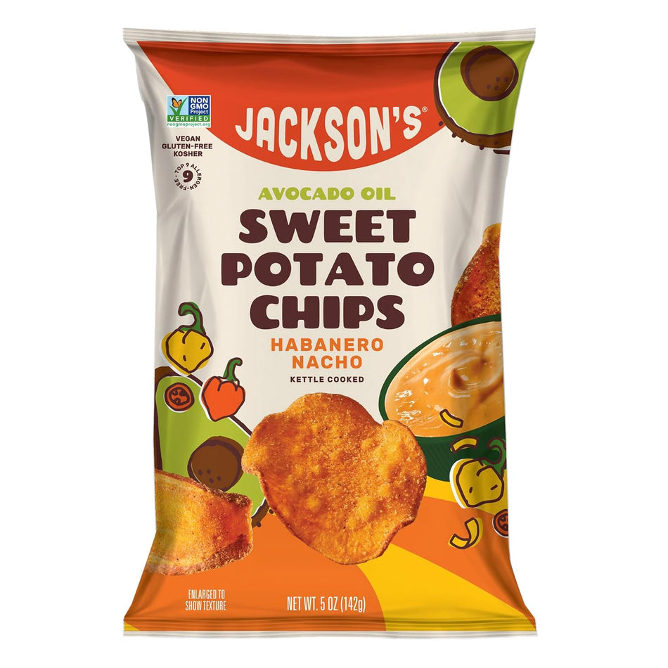 Jackson's Avocado Oil Habanero Nacho Potato Chips