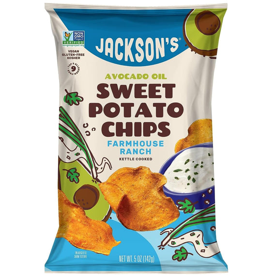 Jackson's Avocado Oil Farmhouse Ranch Potato Chips