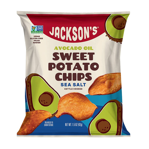 Jackson's Avocado Oil Sweet Potato Chips - Snack Pack