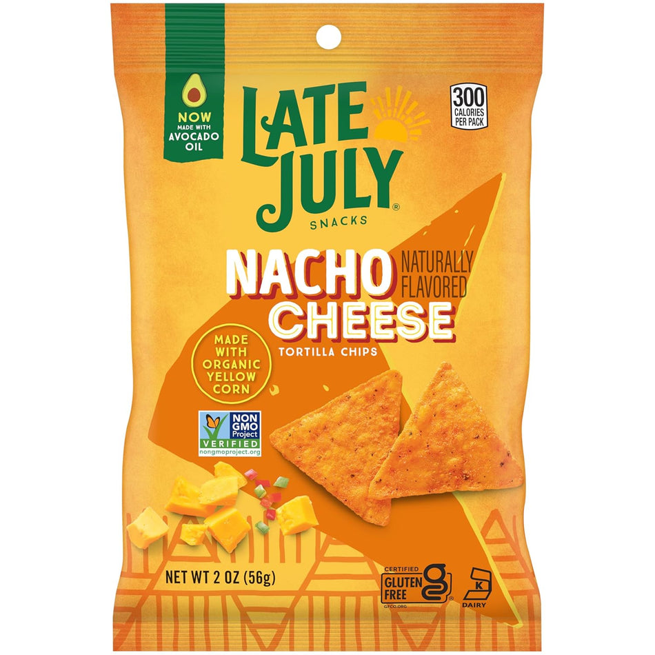 Late July Nacho Cheese Tortilla Chips - Snack Pack