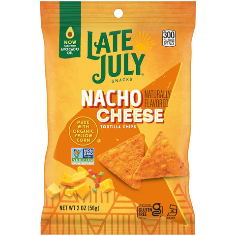 Late July Nacho Cheese Tortilla Chips - Snack Pack