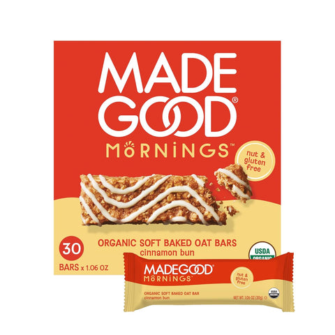 Made Good Mornings Soft Baked Cinnamon Bun Oat Bars