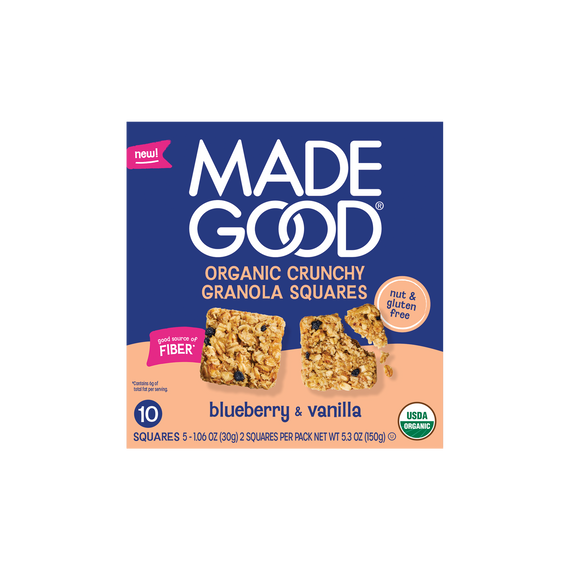 Made Good Blueberry Vanilla Crunchy Granola Squares