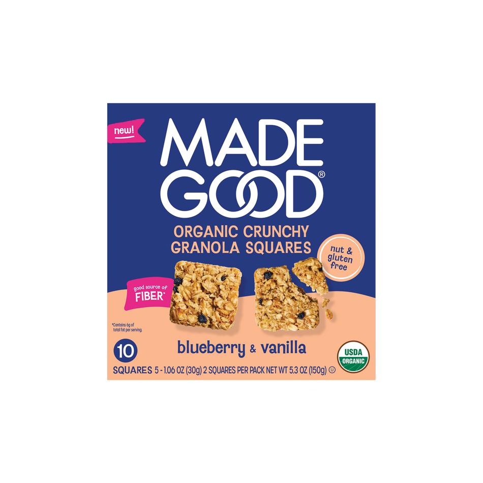 Made Good Blueberry Vanilla Crunchy Granola Squares