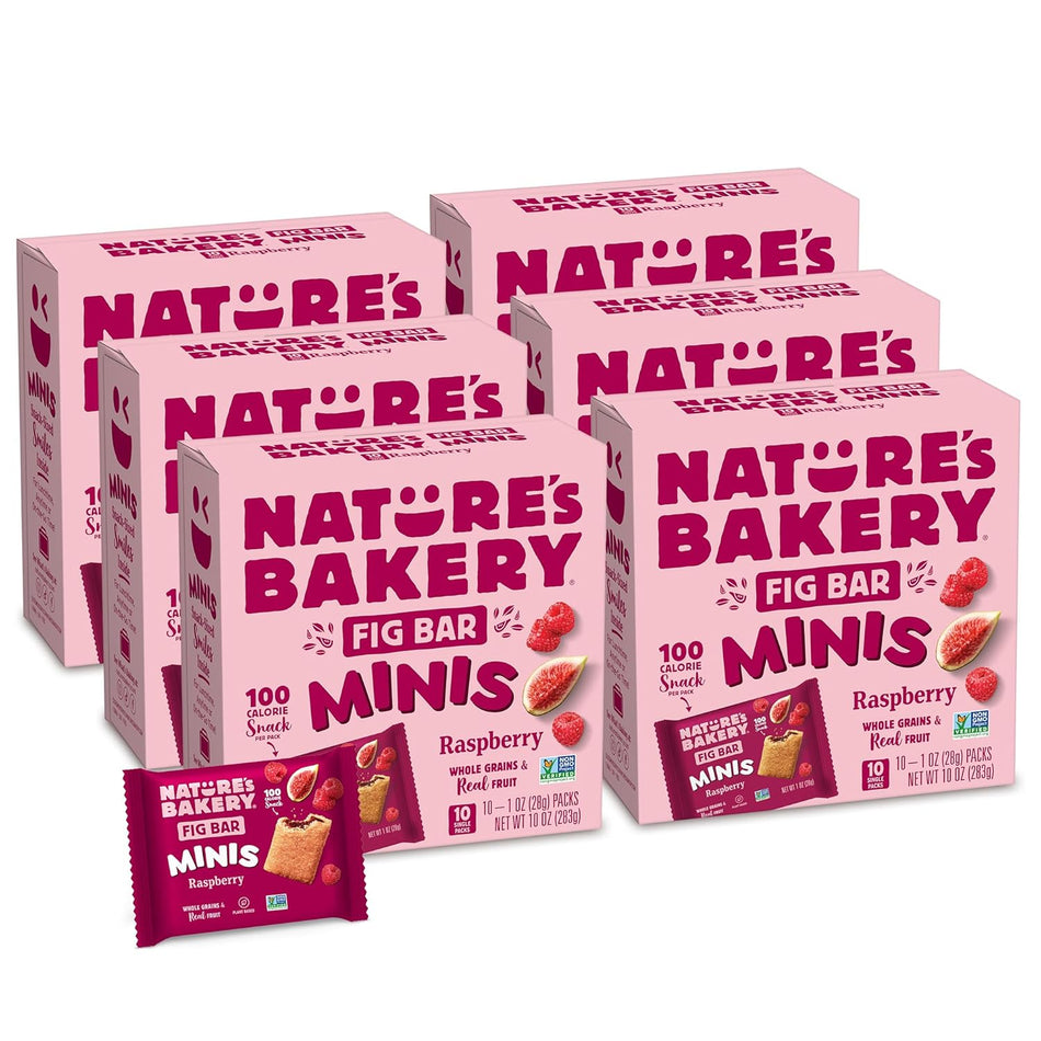 Nature's Bakery Mini Fig Bars - Raspberry