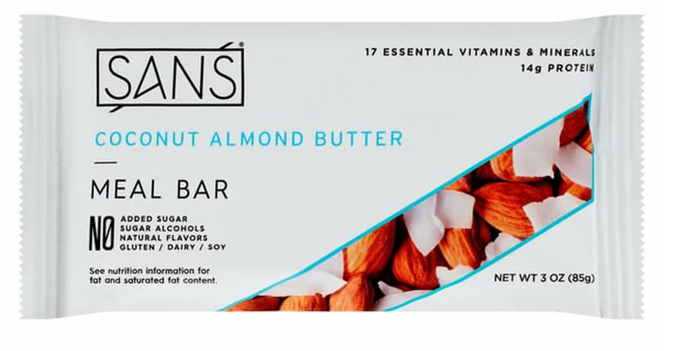 SANS Coconut Almond Butter Meal Bar