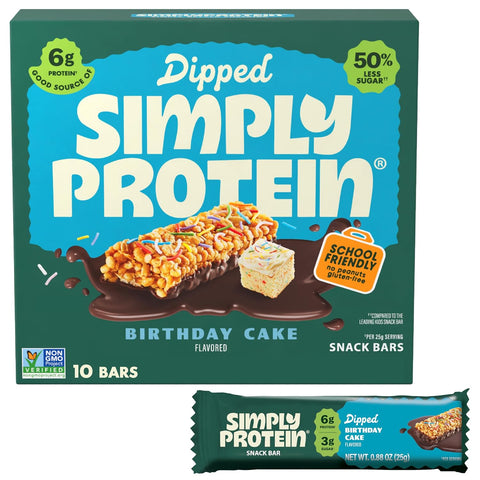 Simply Protein Protein Bars - Birthday Cake