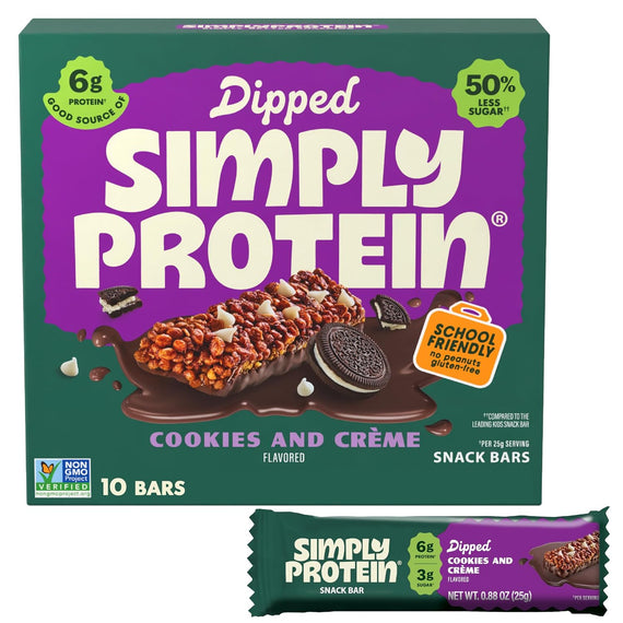 Simply Protein Protein Bars - Cookies & Creme