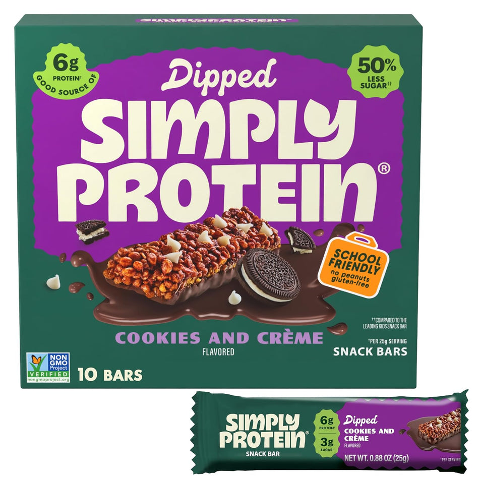 Simply Protein Protein Bars - Cookies & Creme