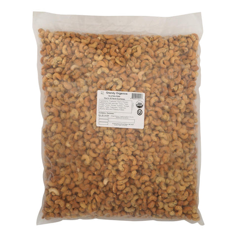 Grandy Organics Garlic Herb Roasted Cashews