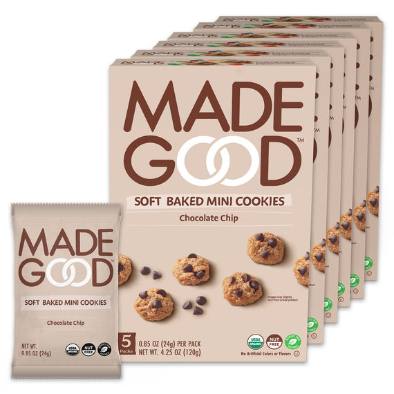 Made Good Chocolate Chip Soft Baked Mini Cookies – Healthy Snack Solutions