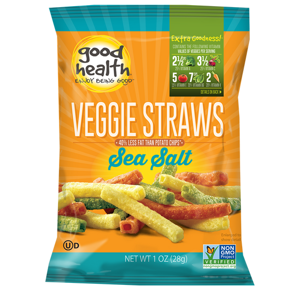 Good Health Veggie Straws - Snack Pack: 48
