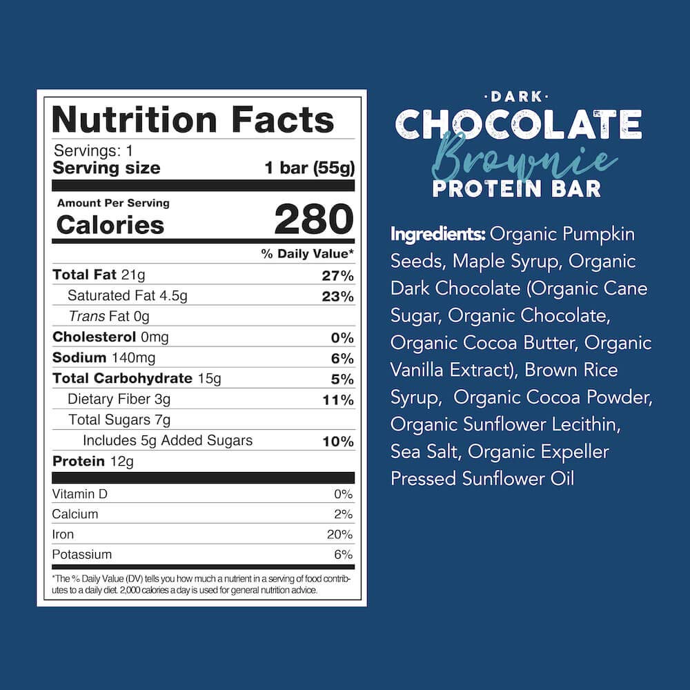 88 Acres Chocolate Brownie Protein Bars Healthy Snack Solutions