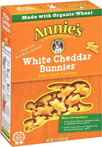 Annie's Homegrown White Cheddar Bunny Crackers