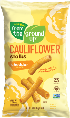 From the Ground Up Cheddar Cauliflower Stalks