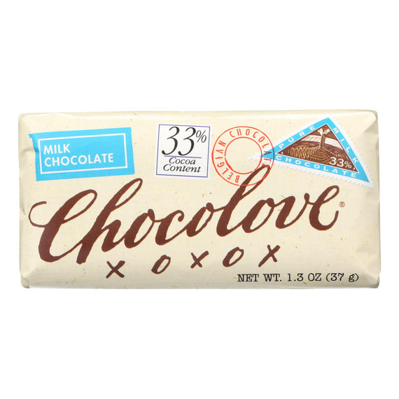 Chocolove xoxox Mini Bars - Pure Milk Chocolate