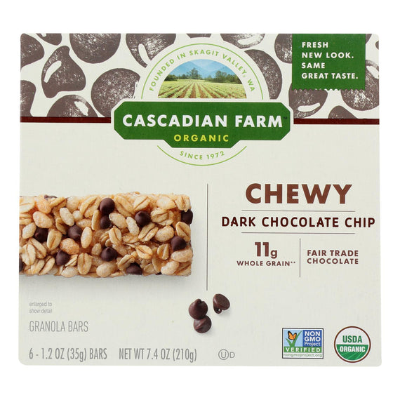 Cascadian Farm Organic Chocolate Chip Granola Bars: 72 bars