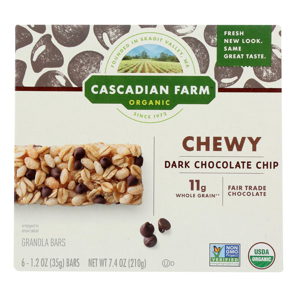 Cascadian Farm Organic Chocolate Chip Granola Bars: 72 bars
