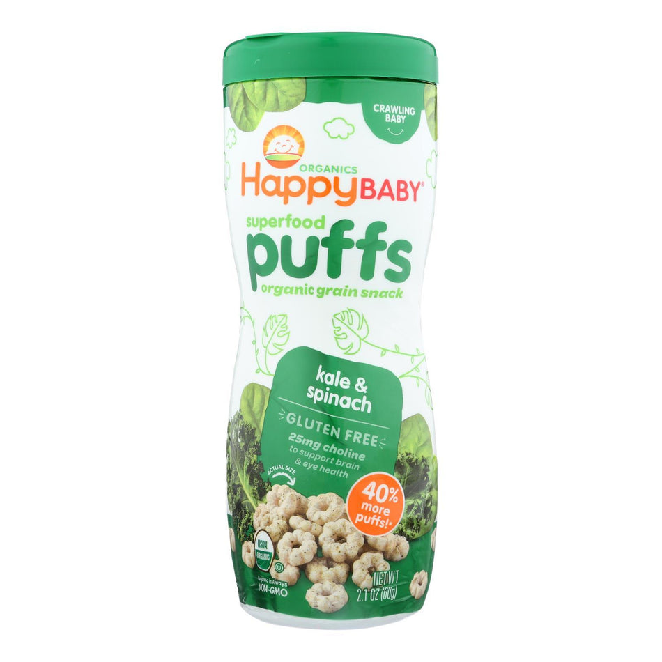 Happy Baby Organic Puffs - Greens