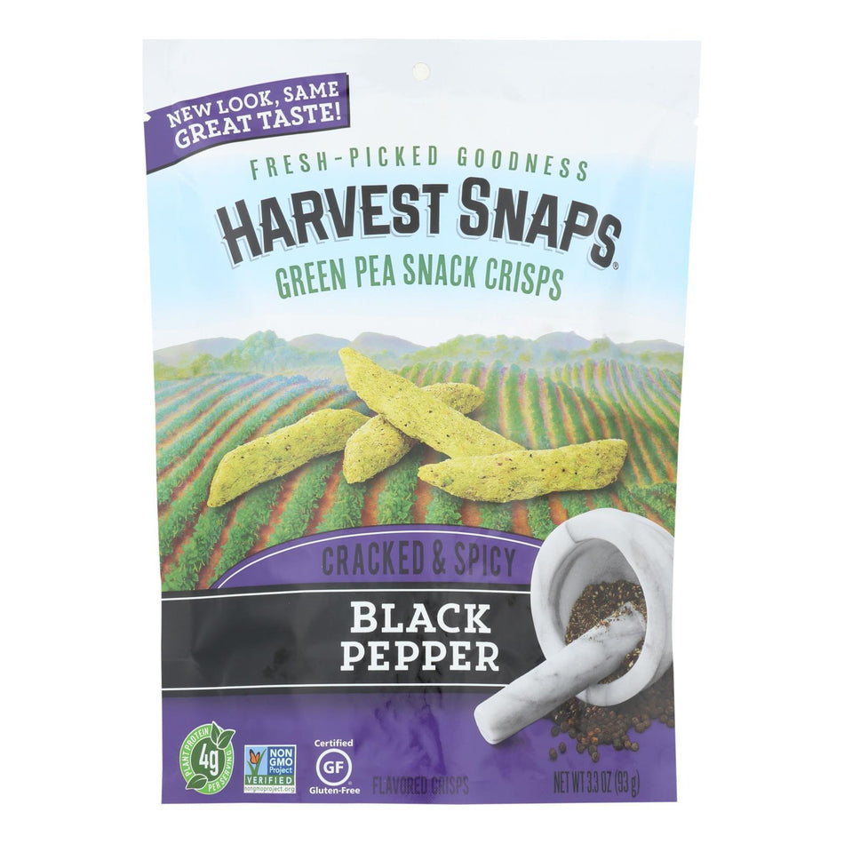 Harvest Snaps Black Pepper Snapea Crisps
