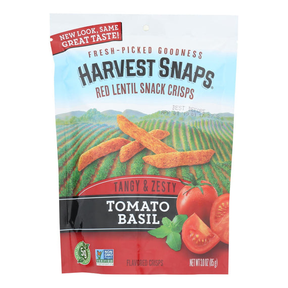 Harvest Snaps Tomato Basil Lentil Crisps