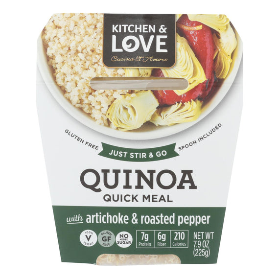 Kitchen & Love Quick Quinoa Meals - Artichoke & Roasted Pepper