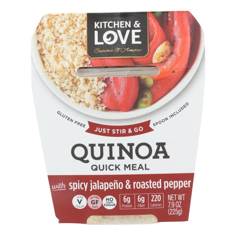 Kitchen & Love Quick Quinoa Meals - Spicy Jalapeno & Roasted Pepper