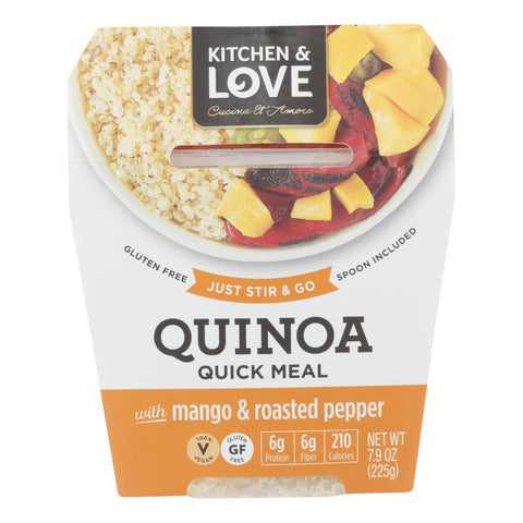 Kitchen & Love Quick Quinoa Meals - Mango & Roasted Pepper