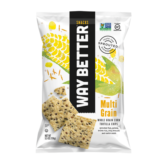 Way Better Snacks - Multigrain Tortilla Chips – Healthy Snack Solutions