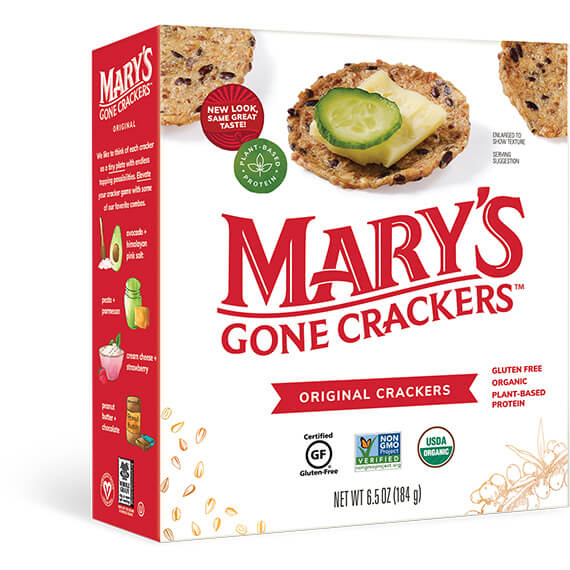 Mary's Gone Crackers Original Organic Crackers - Snack Pack