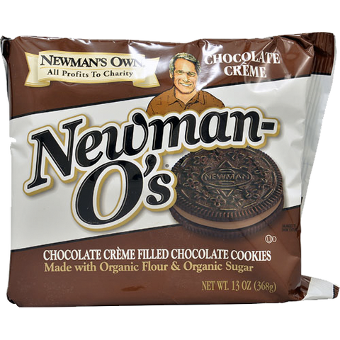 Newman's Own Organics Chocolate Creme Filled Chocolate O's: 13 oz boxes