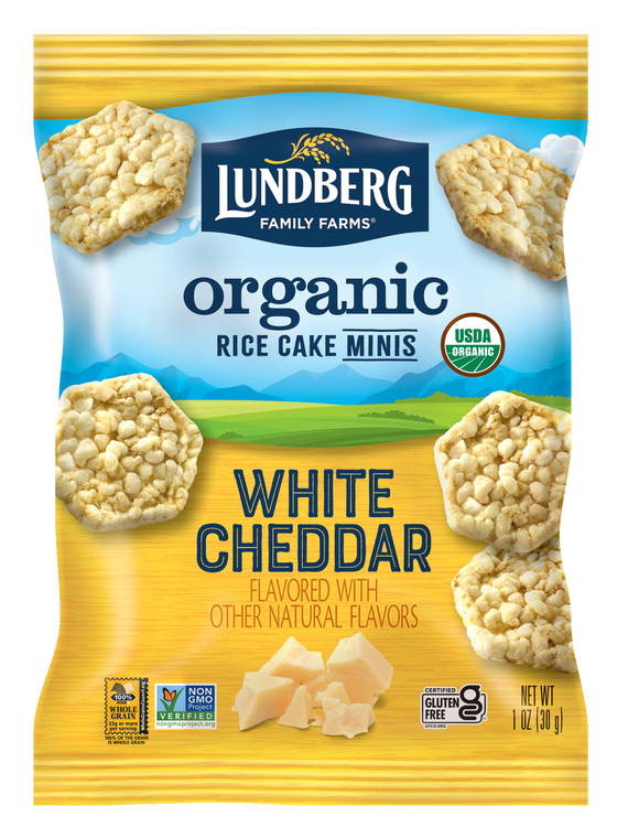 Lundberg Family Farms Mini White Cheddar Rice Cakes