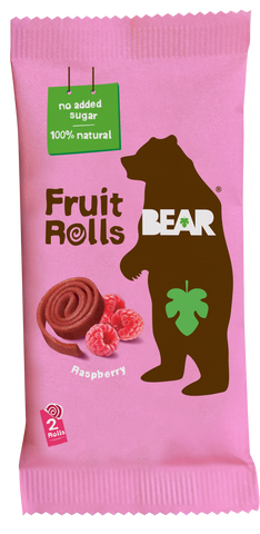 Bear Fruit Rolls - Raspberry